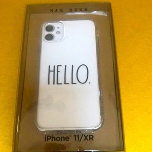 Rae Dunn iphone 11 XR case HELLO